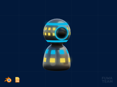 360 度视频 - 3D Metaverse 插图包（正面）(360 Video - 3D Metaverse illustration pack (front))