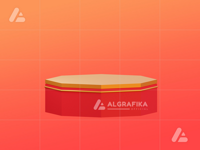 3d 中国新年对象八角形讲台(3d chinese new year object octagon podium)