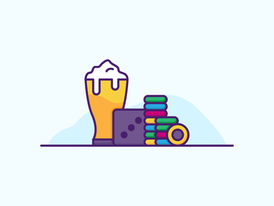 赌场图(Casino Illustration)