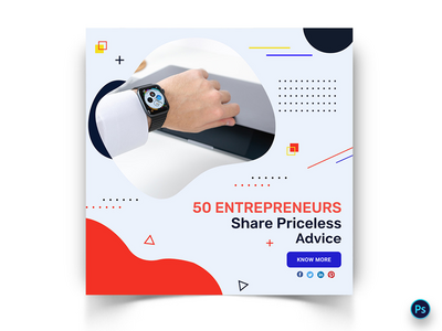 商业社交媒体帖子模板(Business Social Media Post Template)