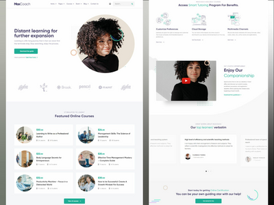 课程门户 HTML 模板(Course Portal HTML Template)