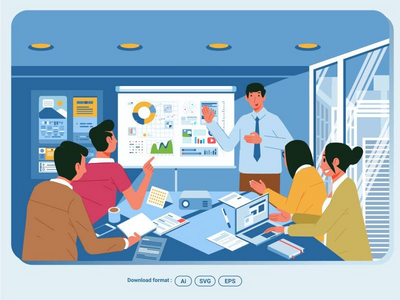 业务报告介绍会(Businness report presentation meeting)