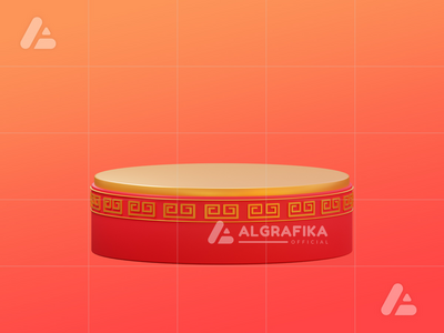 3d 中国新年对象大讲台(3d chinese new year object big podium)