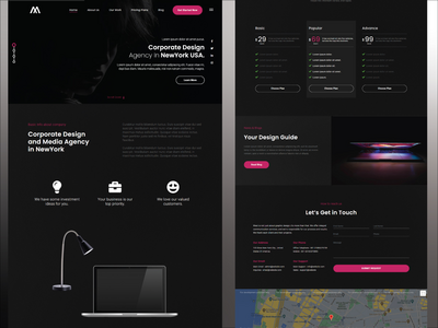 公司代理 HTML 模板(Corporate Agency HTML Template)