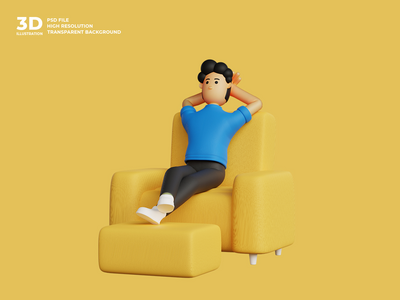 3d 男性角色是懒惰的(3d male character is lazy)