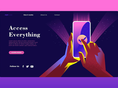 访问一切 - 横幅和登陆页面(Access Everything - Banner & Landing Page)