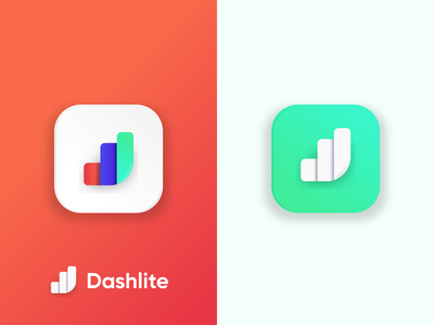 3D仪表板图标-Dashlite App图标设计(3D Dashboard Icon - Dashlite App Icon Design)