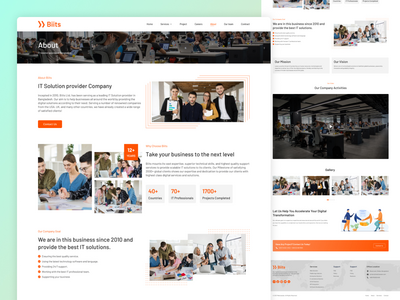 Bits About Us 页面 UI 设计(Bits About Us Page UI Design)