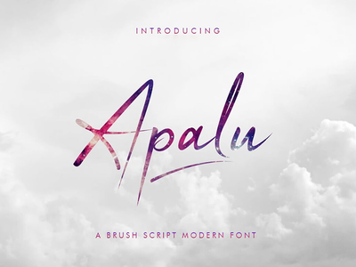 Apalu 画笔脚本(Apalu Brush Script)