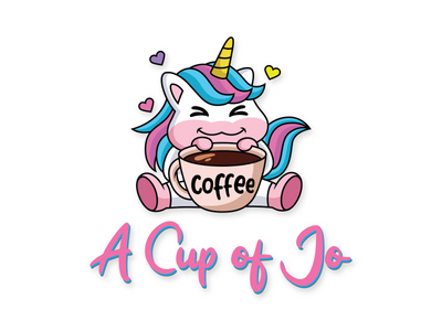 一杯乔标志设计(A Cup Of Jo Logo Design)