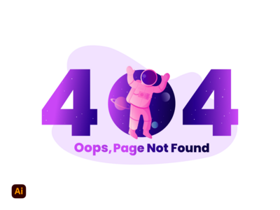 未找到宇航员 404 插图 #3(Astronaut 404 Not Found Illustration #3)