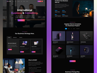 商业和咨询引导模板(Business & Consulting Bootstrap  Template)