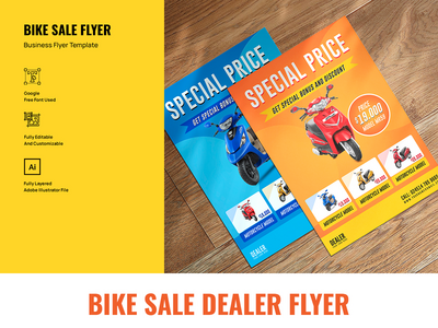 自行车销售传单(Bike Sale Flyer)