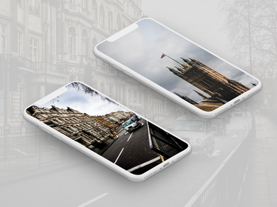 汽车背景用户界面(Car Background UI)