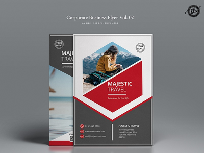 创意旅行社传单(Creative Travel Agency Flyer)