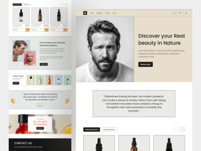 美容电子商务网页设计(Beauty E commerce Web Design 🤦)
