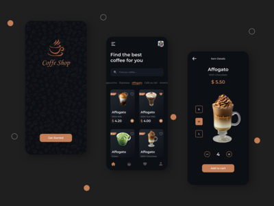 咖啡店移动应用(Coffee Shop Mobile Apps)