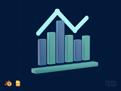 分析 - 3D SEO 插图(Analytics - 3D SEO Illustration)