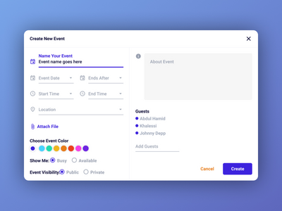 使用 Figma 创建新的事件 UI 模块设计(Create New Event UI Module Design with Figma)