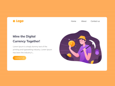 加密货币挖掘 - 挖掘加密货币的人(Crypto Currency Mining - A Man mining a crypto currency)