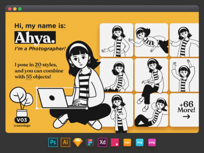 角色集 V03 Ahya(Character Set V03 Ahya)