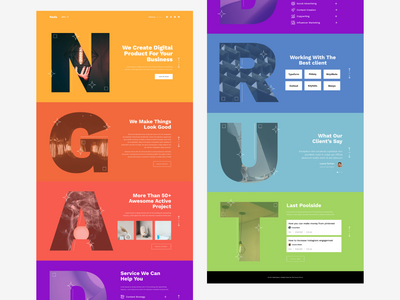 创意业务 UI 模板(Creative Business UI Template)
