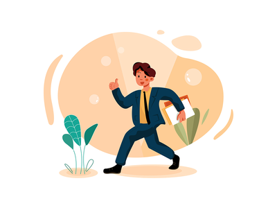 去办公室的商人(Businessman going for office)