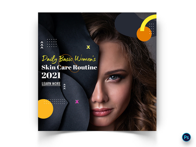 美容社交媒体帖子模板(Beauty Social Media Post Template)