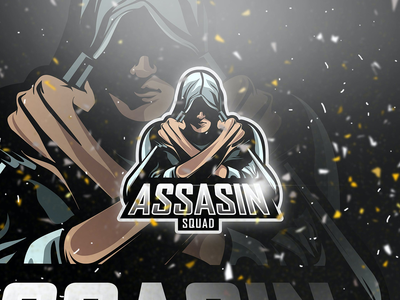 刺客-吉祥物和电子竞技标志(Assassin - Mascot & Esport Logo)