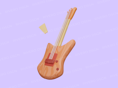 低音 3D 插图(Bass 3D Illustration)