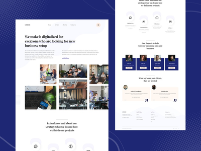 商业顾问代理网站(Business Consultant Agency Website)