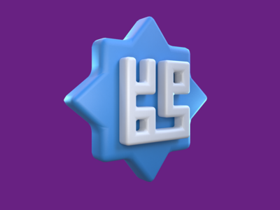 3D 渲染斋月图标先知穆罕默德的阿拉伯书法(3D Rendering Ramadan Icon Prophet muhammad's arabic calligraphy)