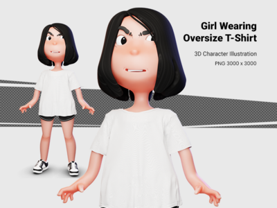 3D超大女孩(3D oversize girl)