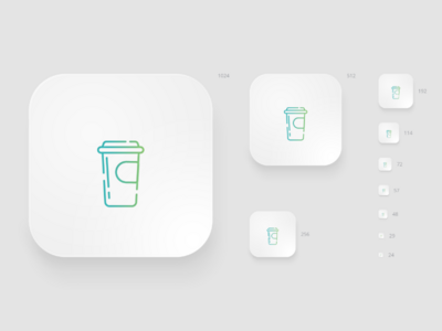 咖啡杯图标(Coffee Cup Icon)