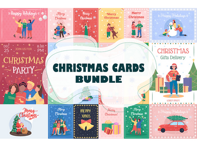 圣诞卡包(Christmas cards bundle)