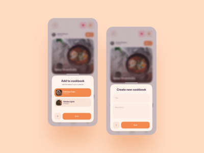 Appétit - 食物食谱应用程序 UI 套件 V18(Appétit - Food Recipes App UI Kit V18)