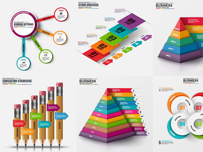 业务信息图表元素(Business Infographic Elements)