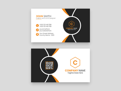 企业创意现代专业名片设计模板(Corporate Creative Modern Professional Business Card Design Template)