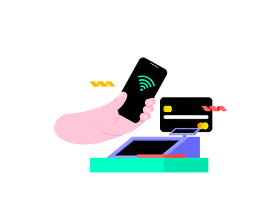 非接触式支付-插图(Contactless Payment - Illustration)