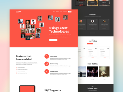 代理营销登陆页面(Agency Marketing Landing Page)