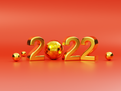 2022 3D 渲染插图(2022 3D Render Illustration)