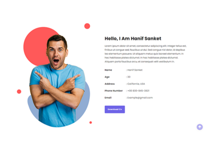 关于我们页面模板设计(About Us Page Template Design)