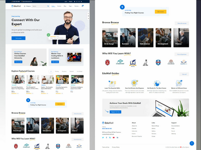 课程中心 Html 模板(Course Hub Html Template)