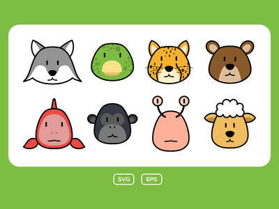 动物图标-第 1 卷(Animal icons - Vol 1)