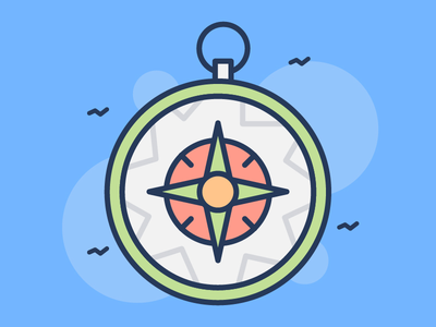 远足的大指南针(Big compass for hiking)