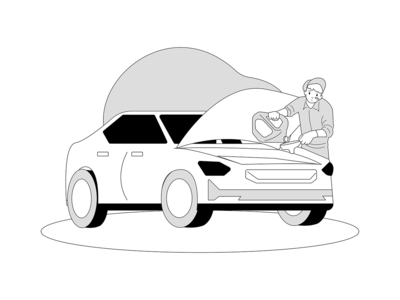 汽车服务图(Auto Service Illustration)