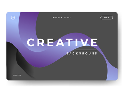 抽象背景登陆页面(Asbtract background Landing page)