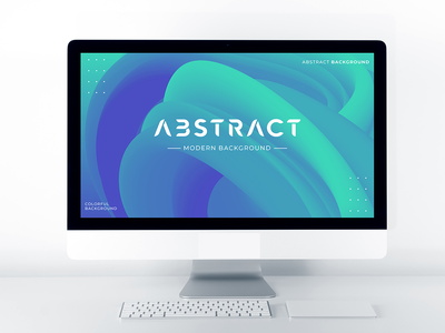 现代抽象背景与 3d 流体形状(Modern Abstract background with 3d fluid shapes)