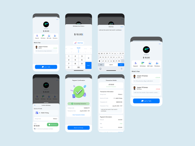 添加组 - 数字钱包移动 UI 套件(Add Group - Digital Wallet Mobile Ui kits)