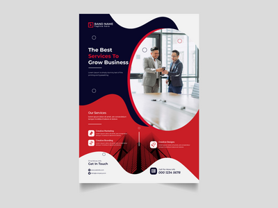 企业传单设计模板(Corporate Flyer design Template)